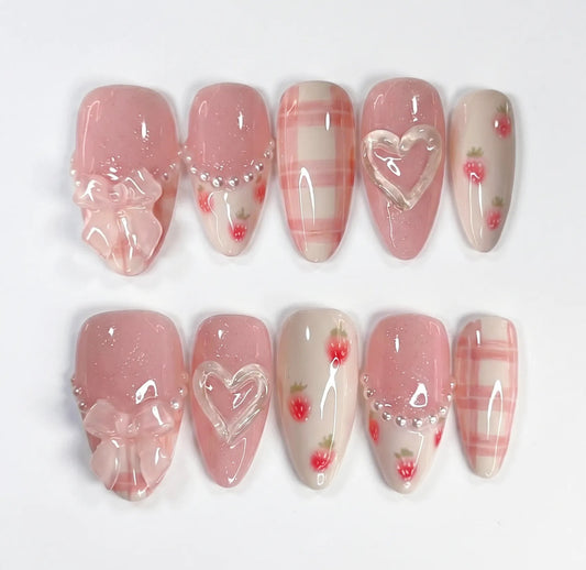 Strawberries & Ribbon