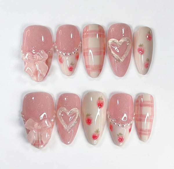 Strawberries & Ribbon