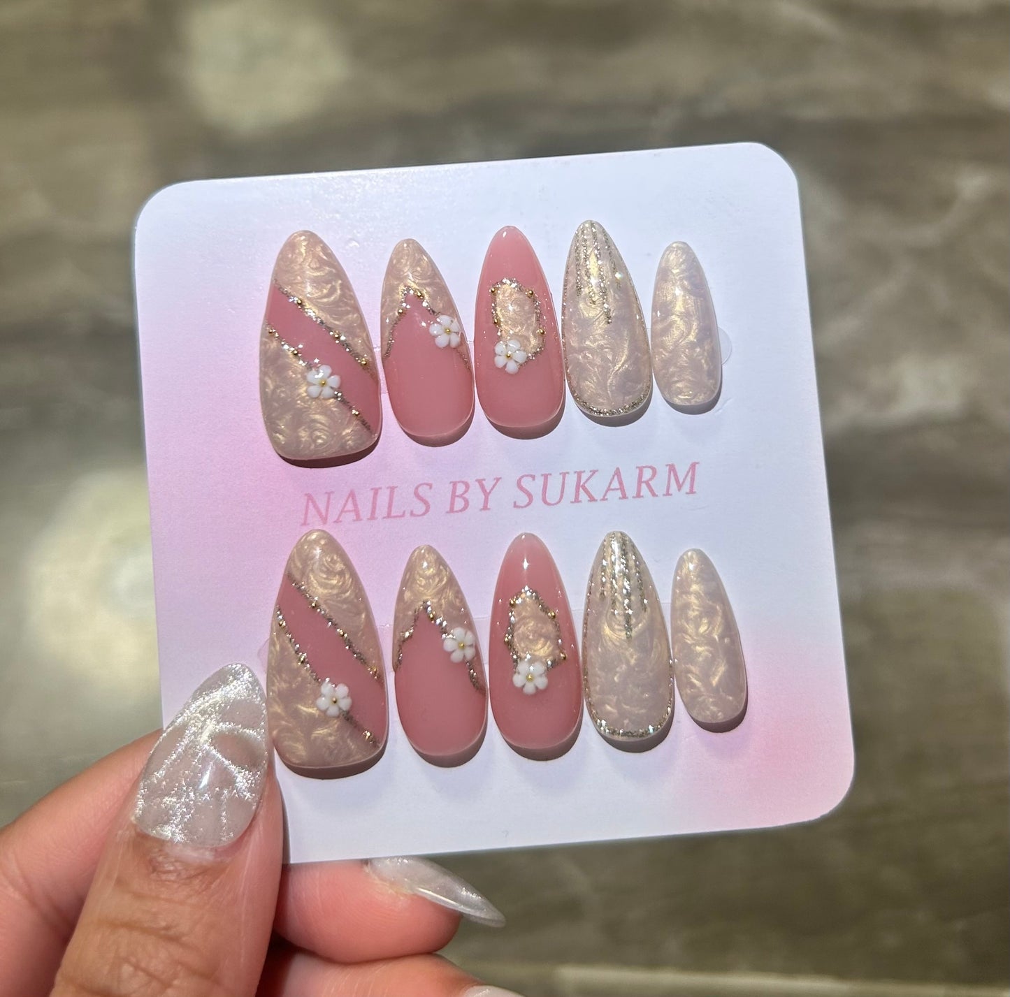 Rose-gold set