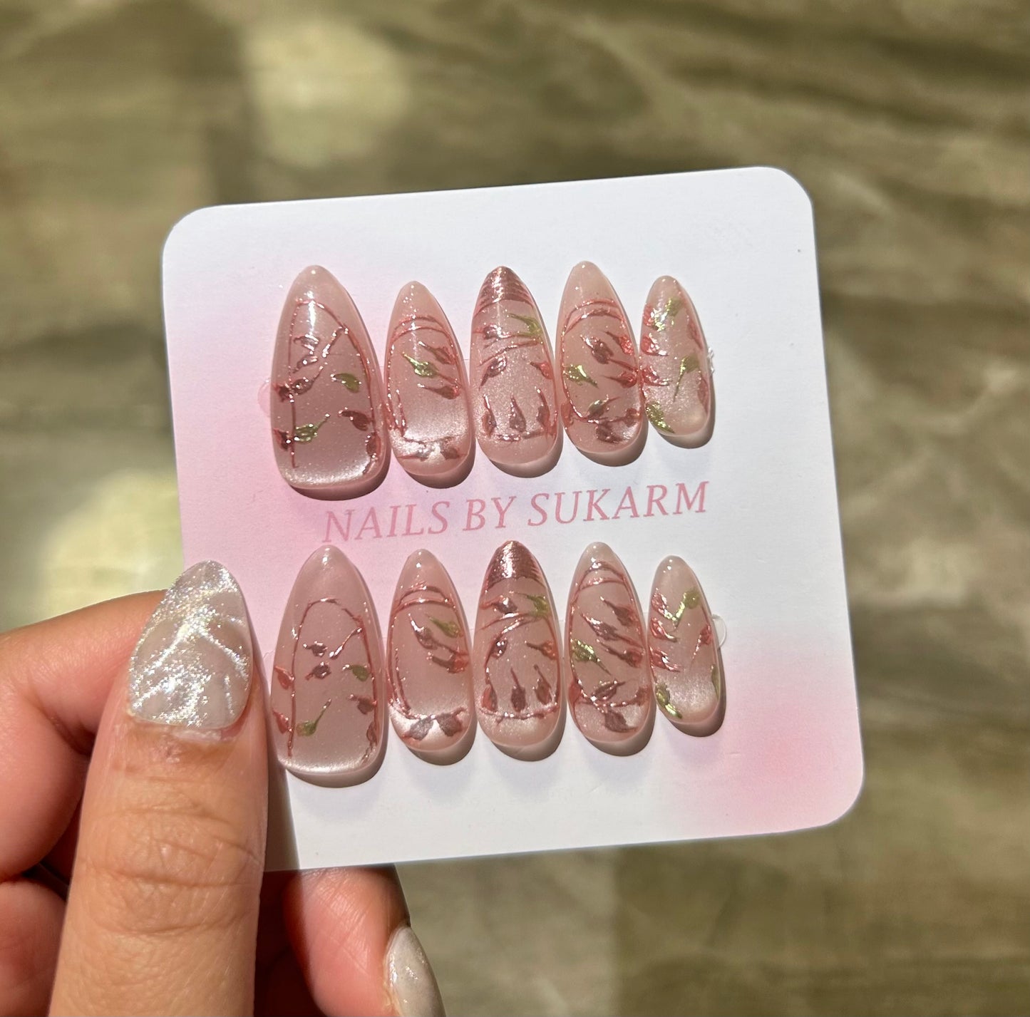 Rose glassy set