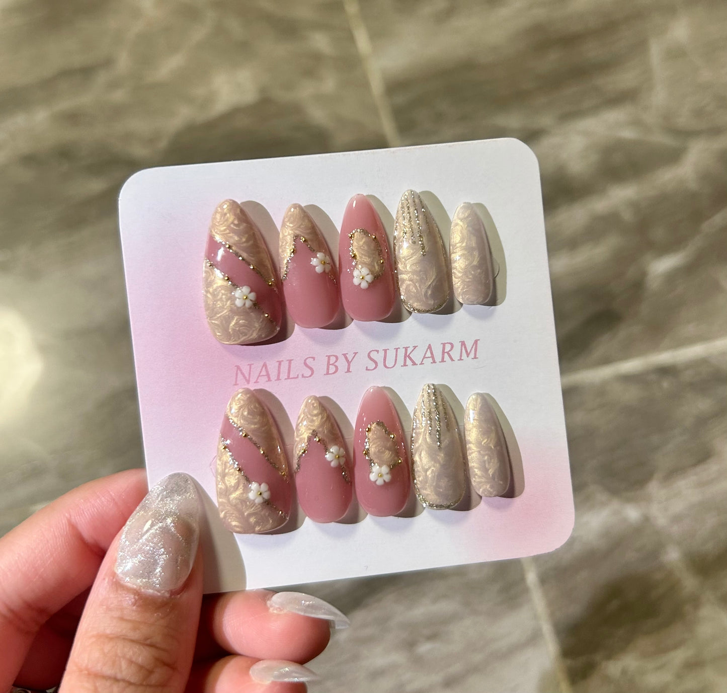 Rose-gold set