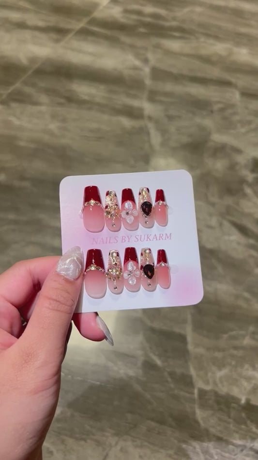 Glamorous red set